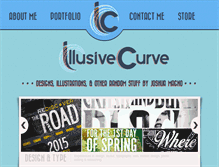 Tablet Screenshot of illusivecurve.com